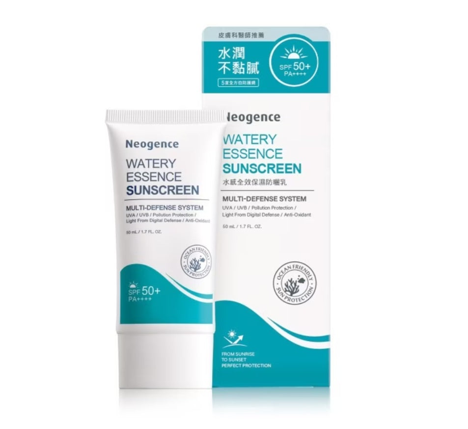 Neogence Watery Essence Sunscreen SPF50+ PA++++ 50ml